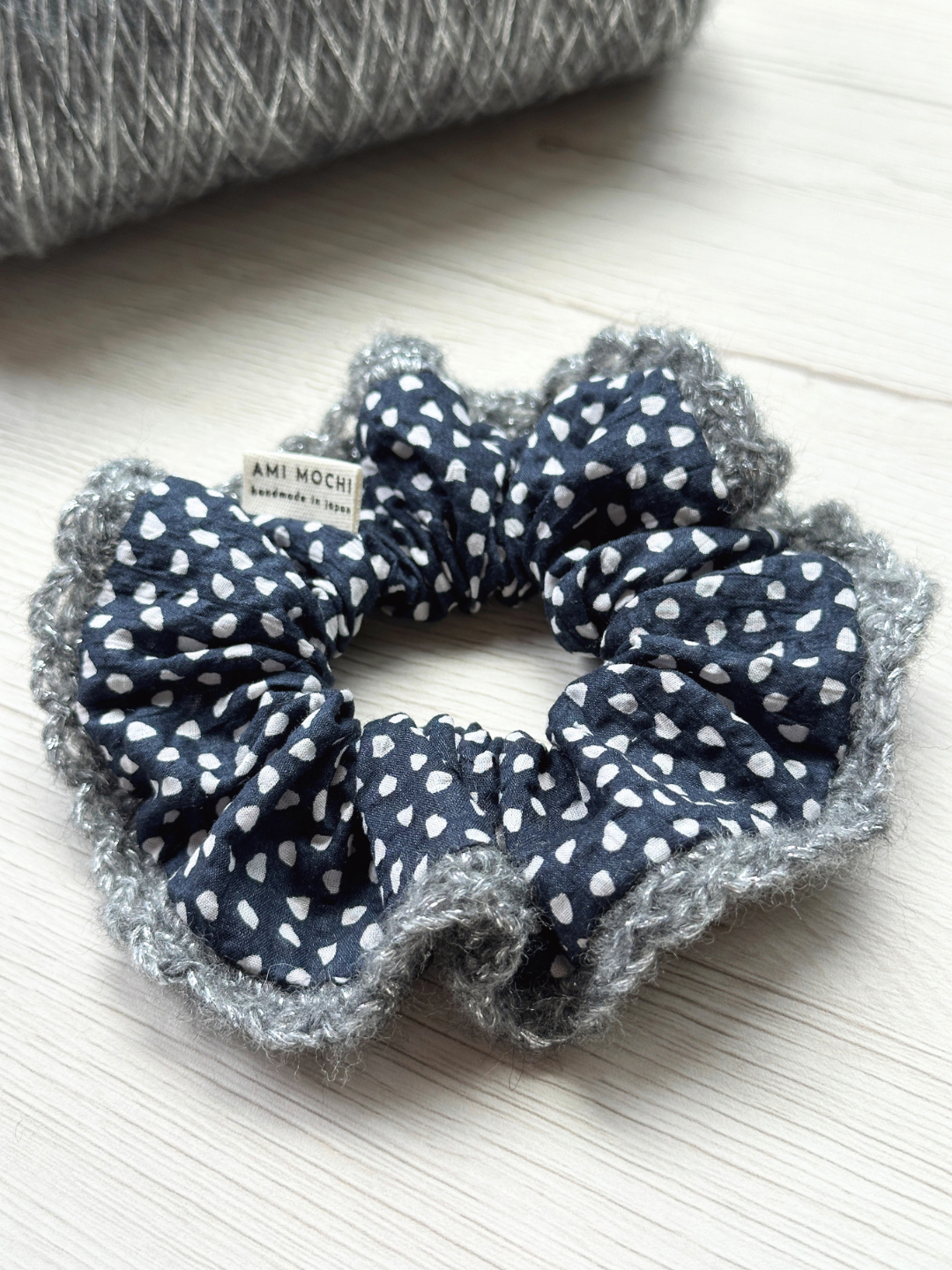 A New Form — Piece 03 | Signature Fabric + Crochet Scrunchie