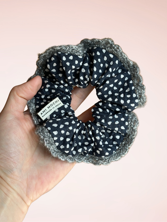 A New Form — Piece 03 | Signature Fabric + Crochet Scrunchie