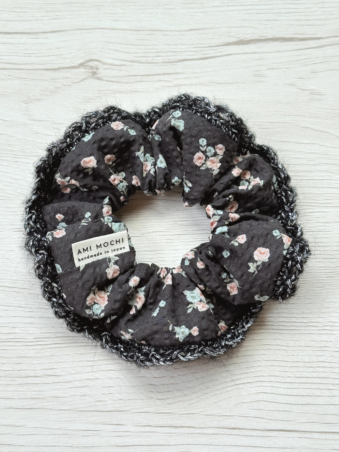 A New Form — Piece 01 | Signature Fabric + Crochet Scrunchie