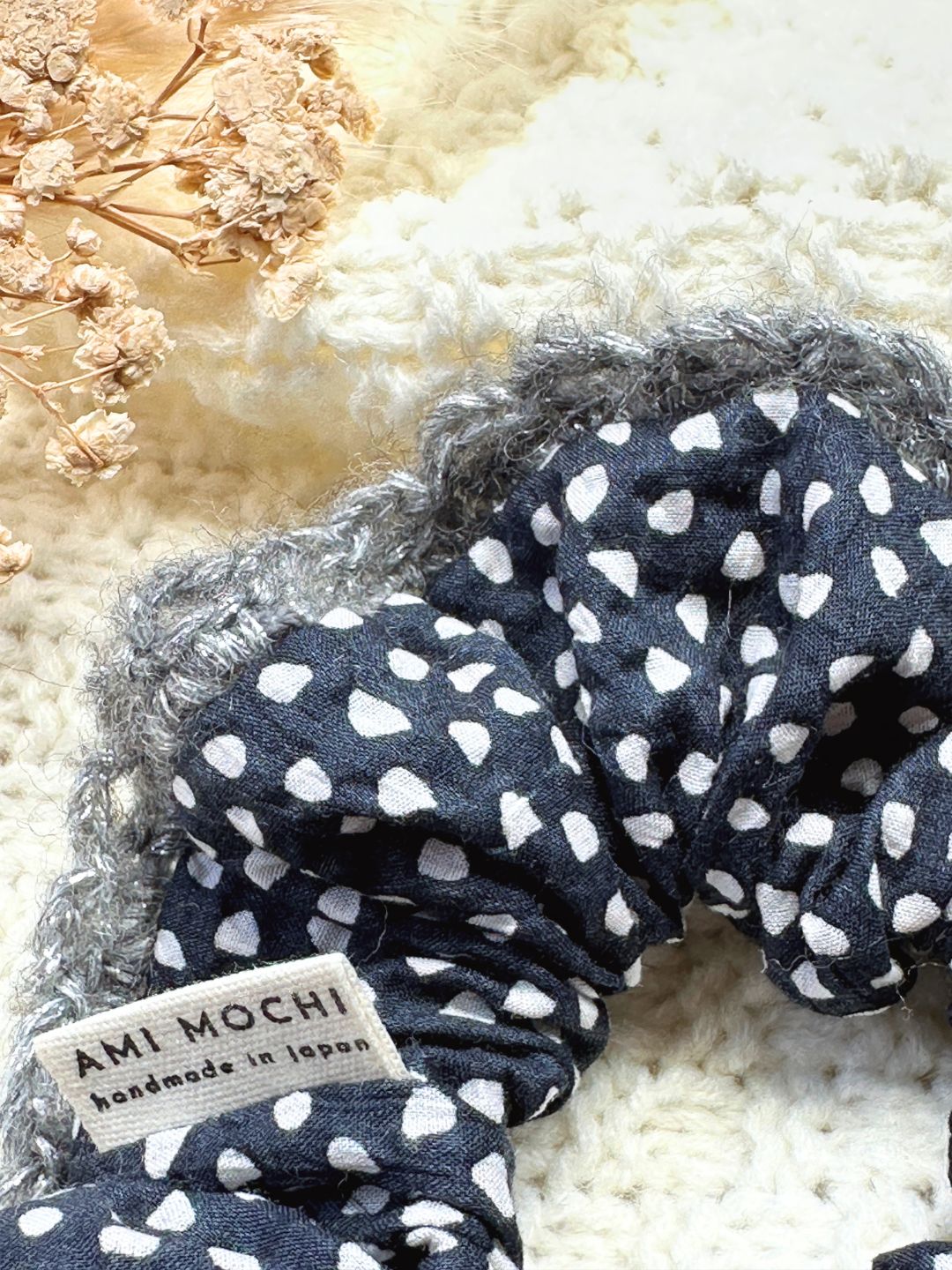 A New Form — Piece 03 | Signature Fabric + Crochet Scrunchie