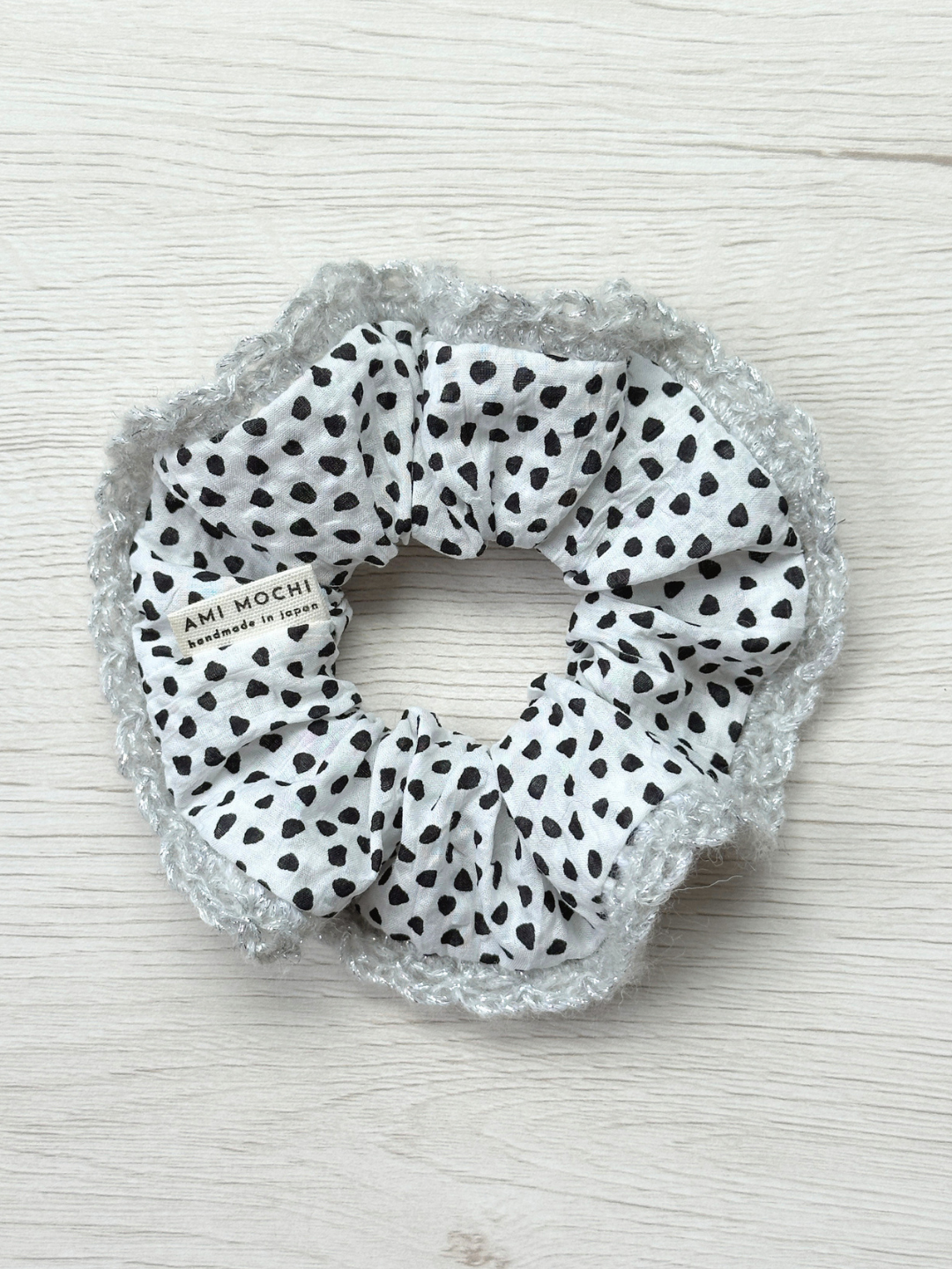 A New Form — Piece 04 | Signature Fabric + Crochet Scrunchie