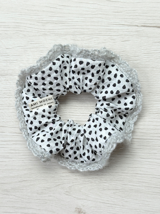 A New Form — Piece 04 | Signature Fabric + Crochet Scrunchie