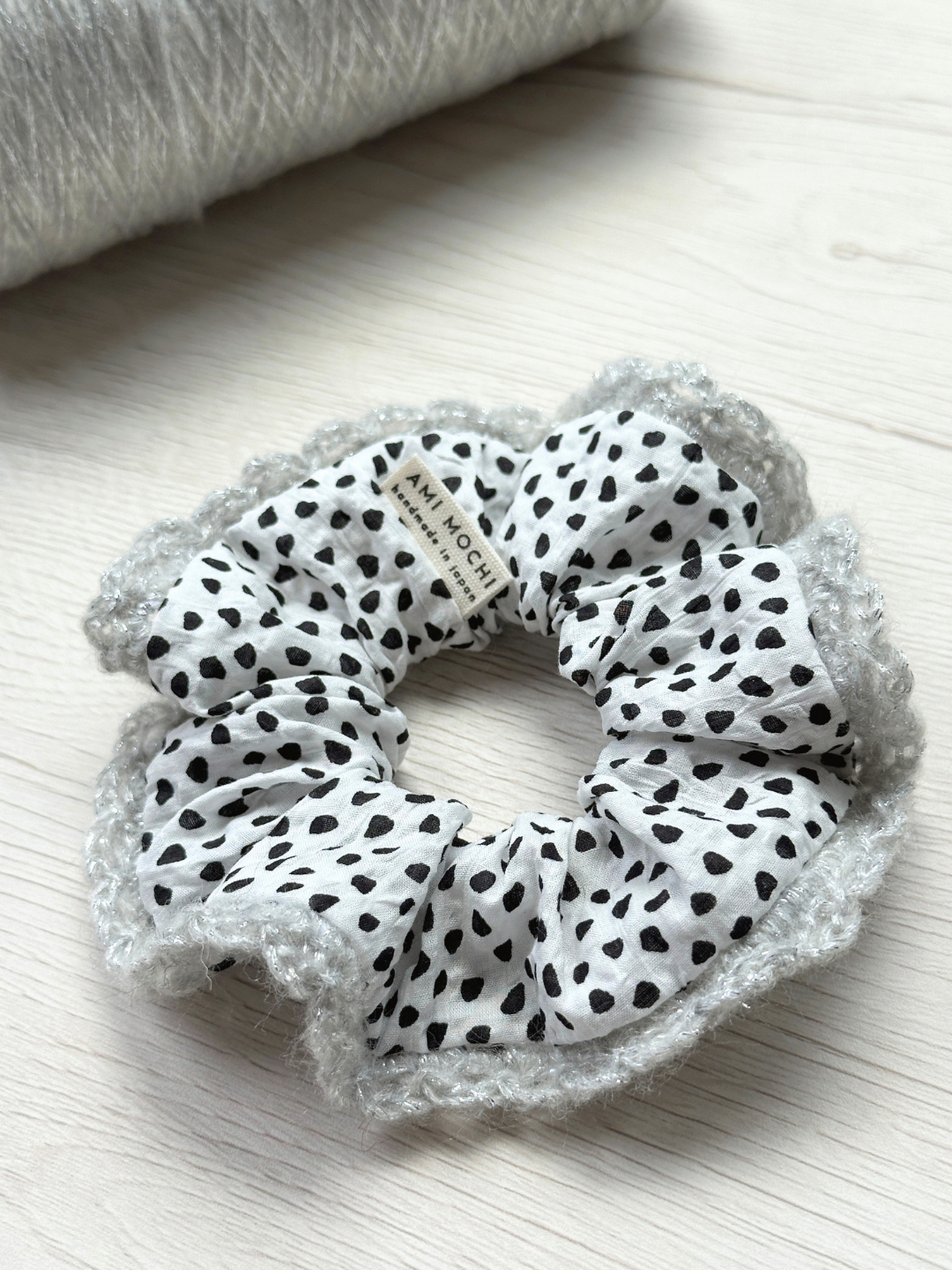 A New Form — Piece 04 | Signature Fabric + Crochet Scrunchie