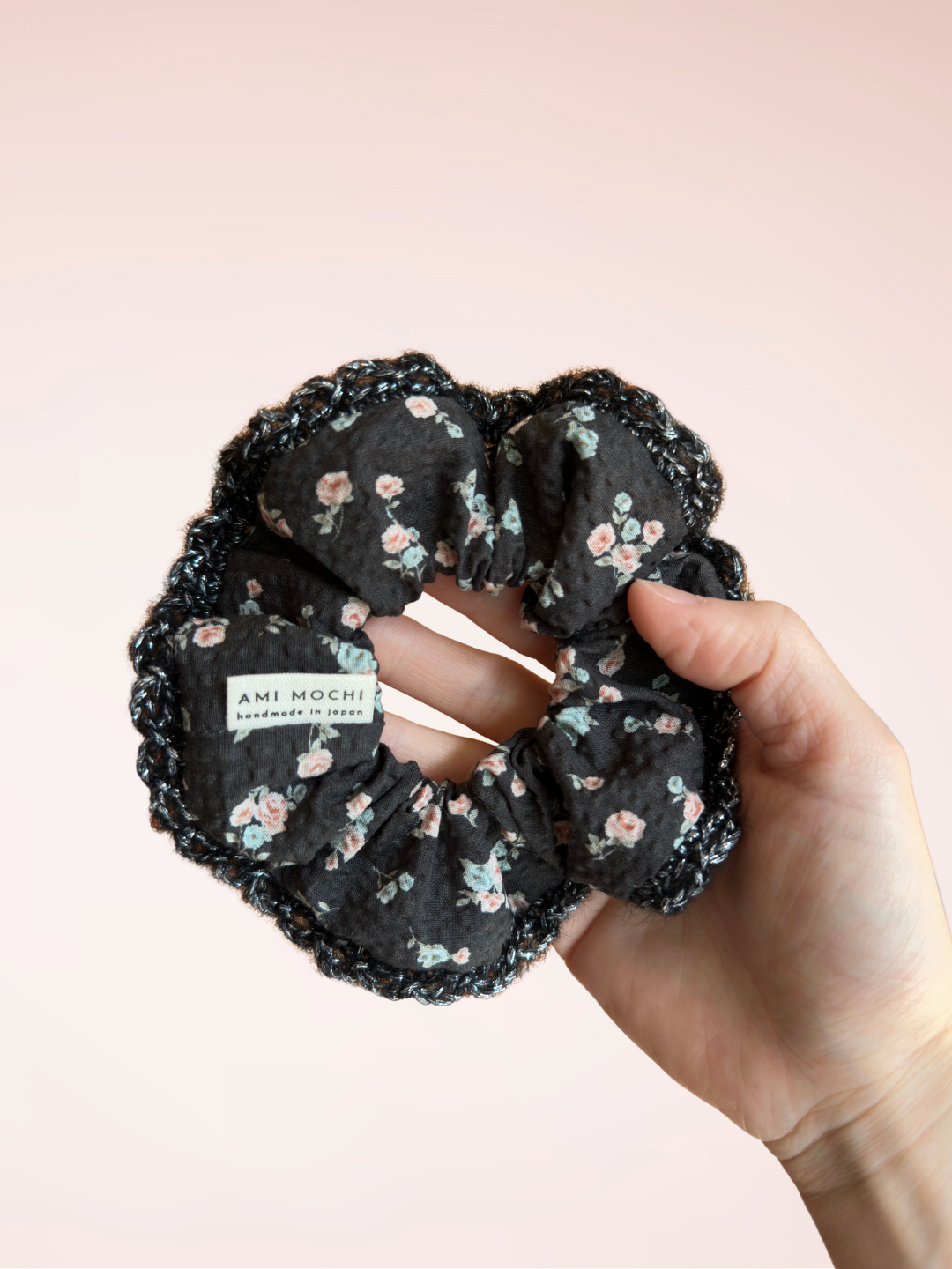 A New Form — Piece 01 | Signature Fabric + Crochet Scrunchie