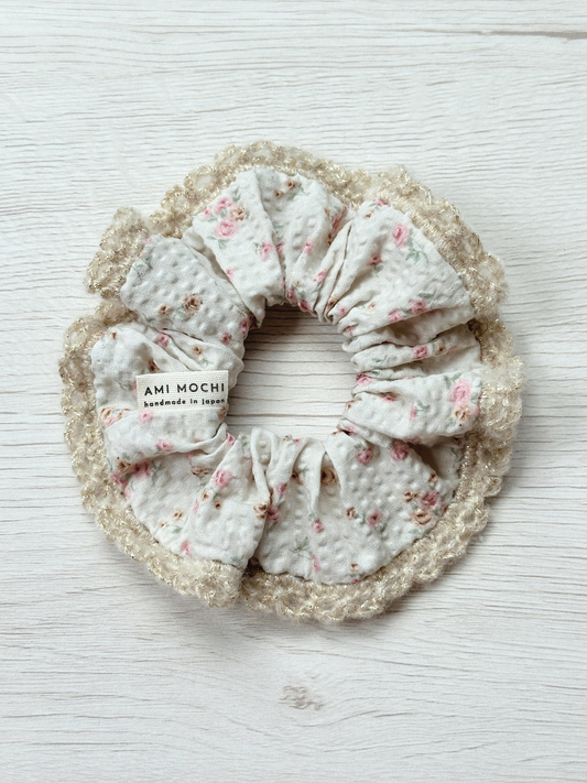 A New Form — Piece 02 | Signature Fabric + Crochet Scrunchie