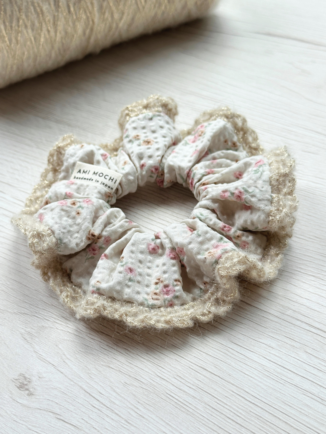 A New Form — Piece 02 | Signature Fabric + Crochet Scrunchie