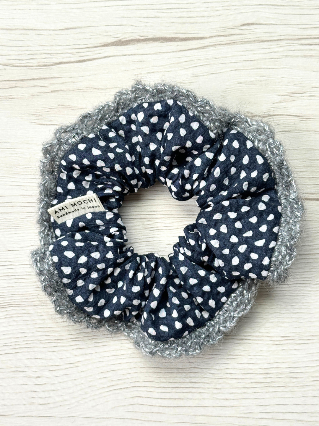 A New Form — Piece 03 | Signature Fabric + Crochet Scrunchie
